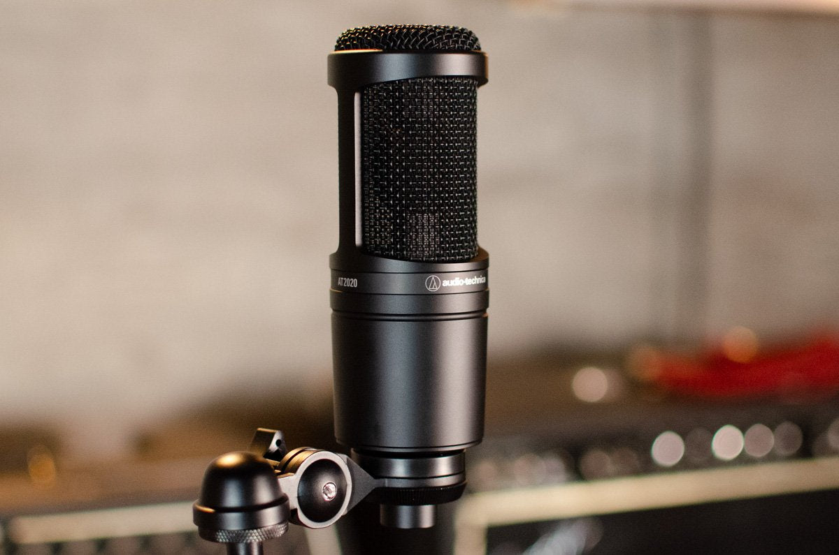 AUDIO TECHNICA AT2020 SIDE ADDRESS CARDIOID CONDENSER MICROPHONE haggertys 2