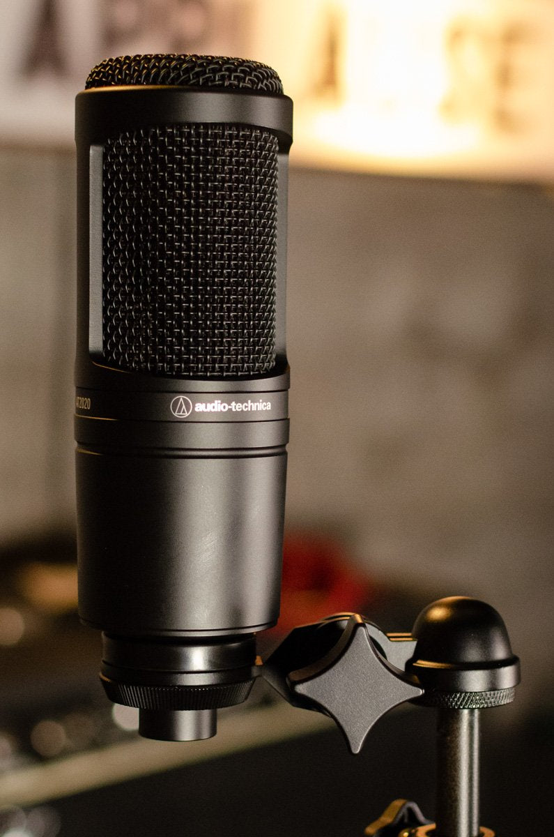AUDIO TECHNICA AT2020 SIDE ADDRESS CARDIOID CONDENSER MICROPHONE haggertys 3