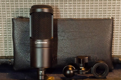 AUDIO TECHNICA AT2020 SIDE ADDRESS CARDIOID CONDENSER MICROPHONE haggertys 5