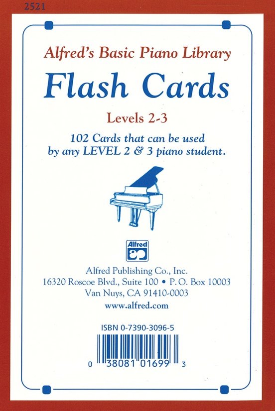 Alfred Flash Cards - Level 2-3