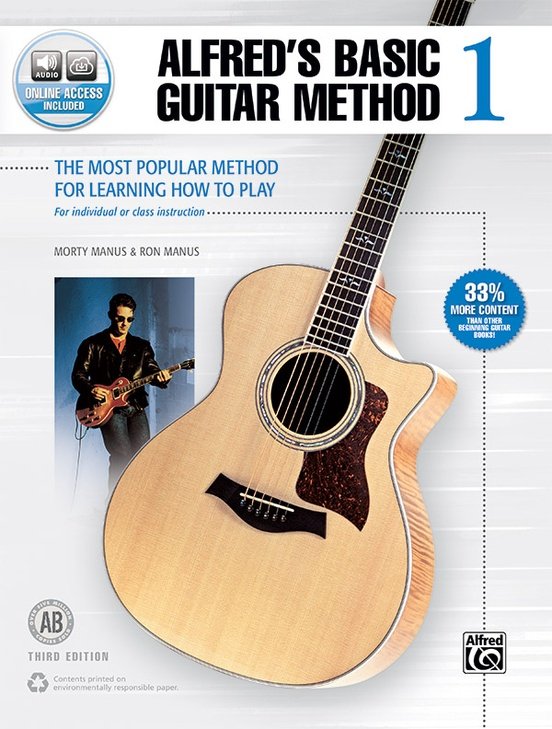 Alfred's Basic Guitar Method 1 Book, Alfred Publishing