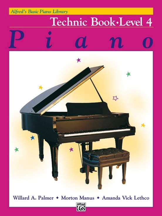 Alfred's Basic Piano Library: Level 4 - Technic Book Alfred Publishing