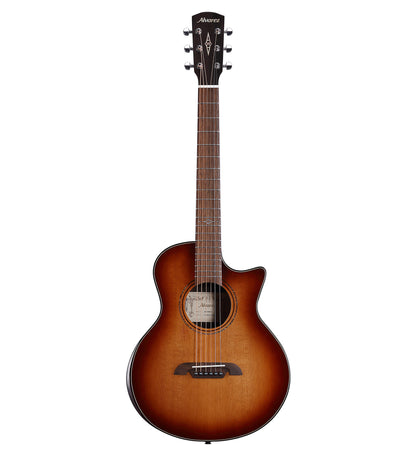 Alvarez Artist Elite Acoustic Electric Little Jumbo Travel Guitar - Shadowburst with Gig Bag