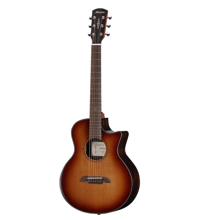Alvarez Artist Elite Acoustic Electric Little Jumbo Travel Guitar - Shadowburst with Gig Bag
