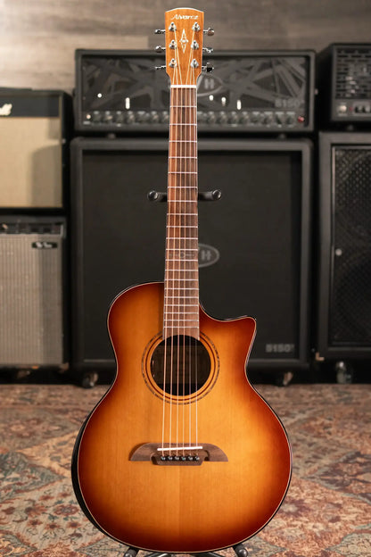 Alvarez Artist Elite Acoustic Electric Little Jumbo Travel Guitar - Shadowburst with Gig Bag - Used