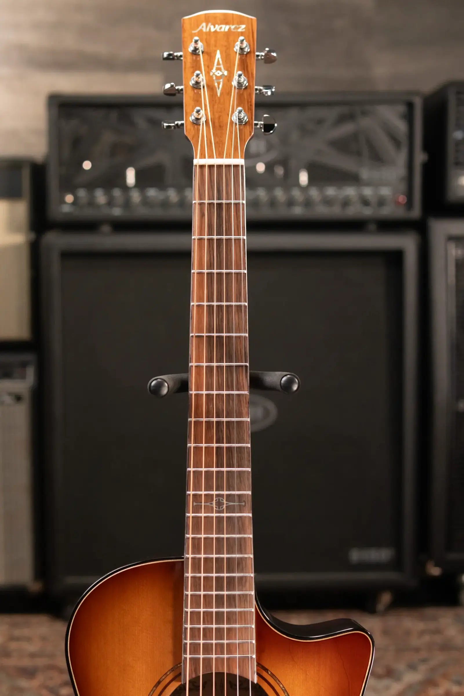 Alvarez Artist Elite Acoustic Electric Little Jumbo Travel Guitar - Shadowburst with Gig Bag - Used