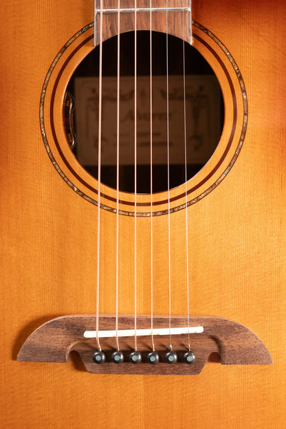 Alvarez Artist Elite Acoustic Electric Little Jumbo Travel Guitar - Shadowburst with Gig Bag - Used