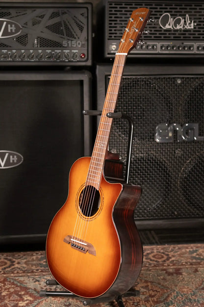 Alvarez Artist Elite Acoustic Electric Little Jumbo Travel Guitar - Shadowburst with Gig Bag - Used