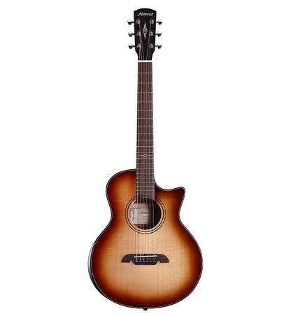 Alvarez Artist Elite Little Jumbo Travel Acoustic/Electric Guitar - Shadowburst with Gig Bag