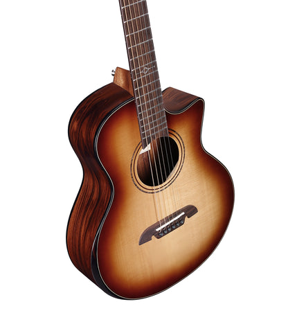 Alvarez Artist Elite Little Jumbo Travel Acoustic/Electric Guitar - Shadowburst with Gig Bag