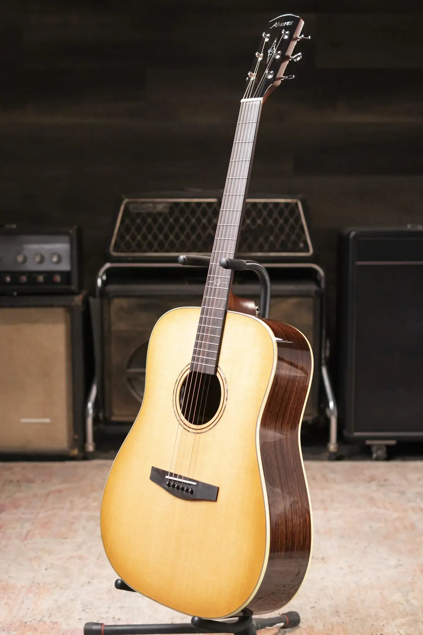 Alvarez LD70e Laureate Dreadnought Acoustic/Electric Guitar - Daybreak with Softshell Case