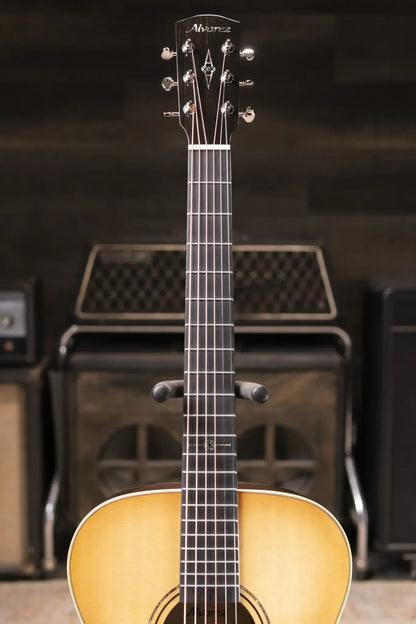 Alvarez LF70e Laureate Folk/OM Acoustic/Electric Guitar - Daybreak with Softshell Case