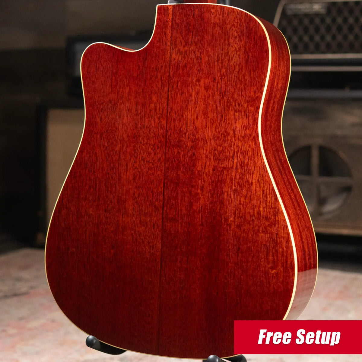 Alvarez Masterworks MD60ce Dreadnought Acoustic/Electric Guitar - Shadowburst with Hardshell Case - Demo
