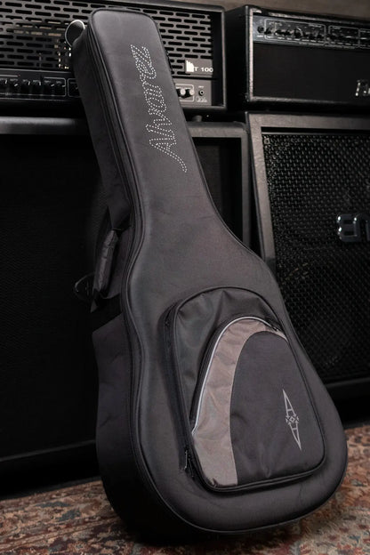 Alvarez Masterworks MF60ce Folk/OM Acoustic/Electric Guitar - Shadowburst with Hardshell Case