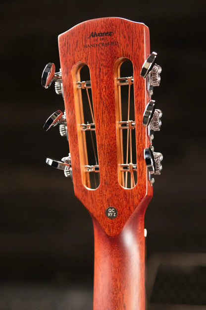 Alvarez Masterworks MP60e Parlor Acoustic/Electric Guitar - Shadowburst with Hardshell Case