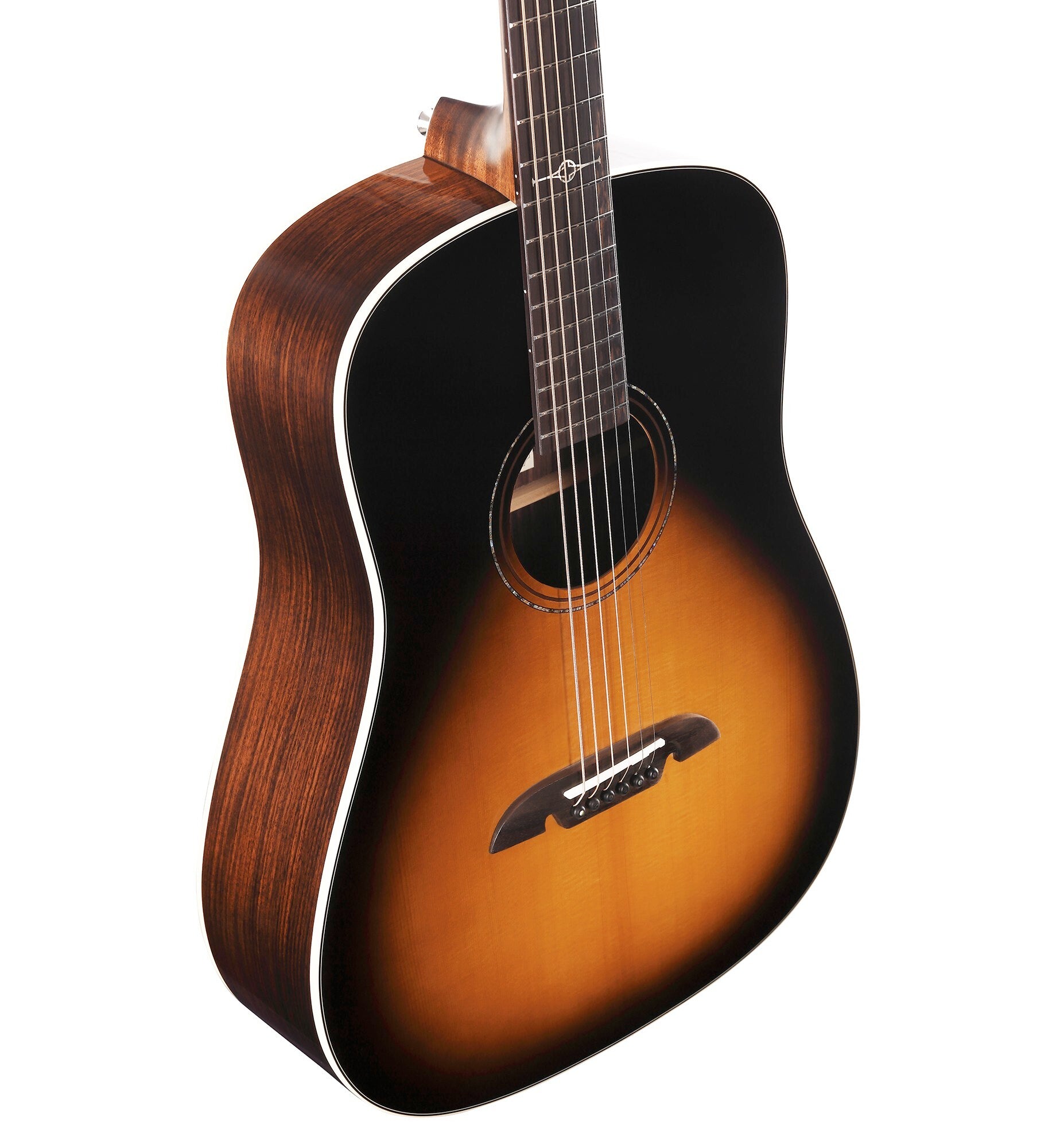 Alvarez Masterworks Round Shoulder 12-Fret Dreadnought Acoustic Guitar - Tobacco Sunburst with Flexicase