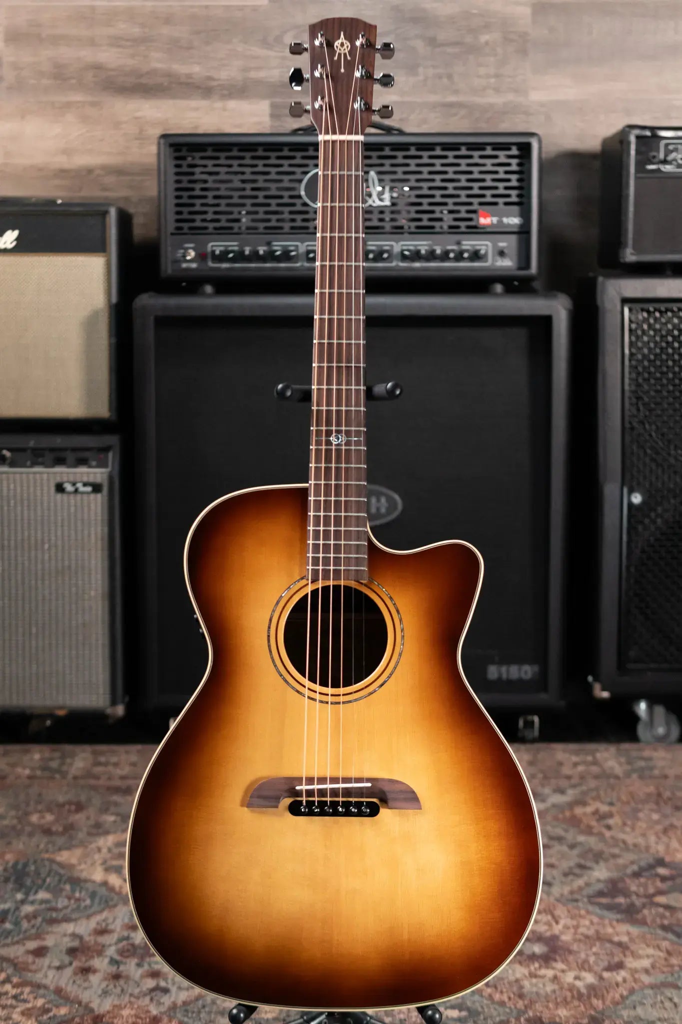 Alvarez Yairi FY70ce Acoustic/Electric Guitar - Shadowburst with Hardshell Case