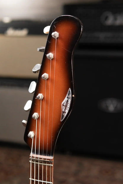 Ampeg Burns Split Sound Electric Guitar - Sunburst with Ampeg Tolex Case - Used