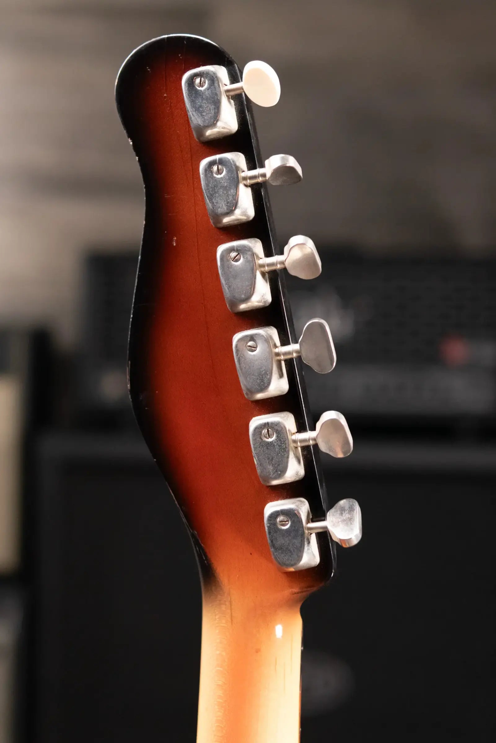 Ampeg Burns Split Sound Electric Guitar - Sunburst with Ampeg Tolex Case - Used