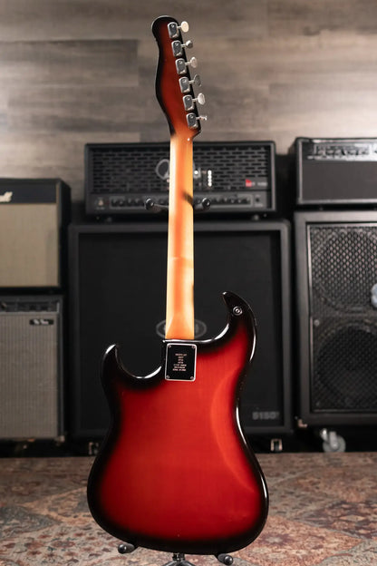 Ampeg Burns Split Sound Electric Guitar - Sunburst with Ampeg Tolex Case - Used