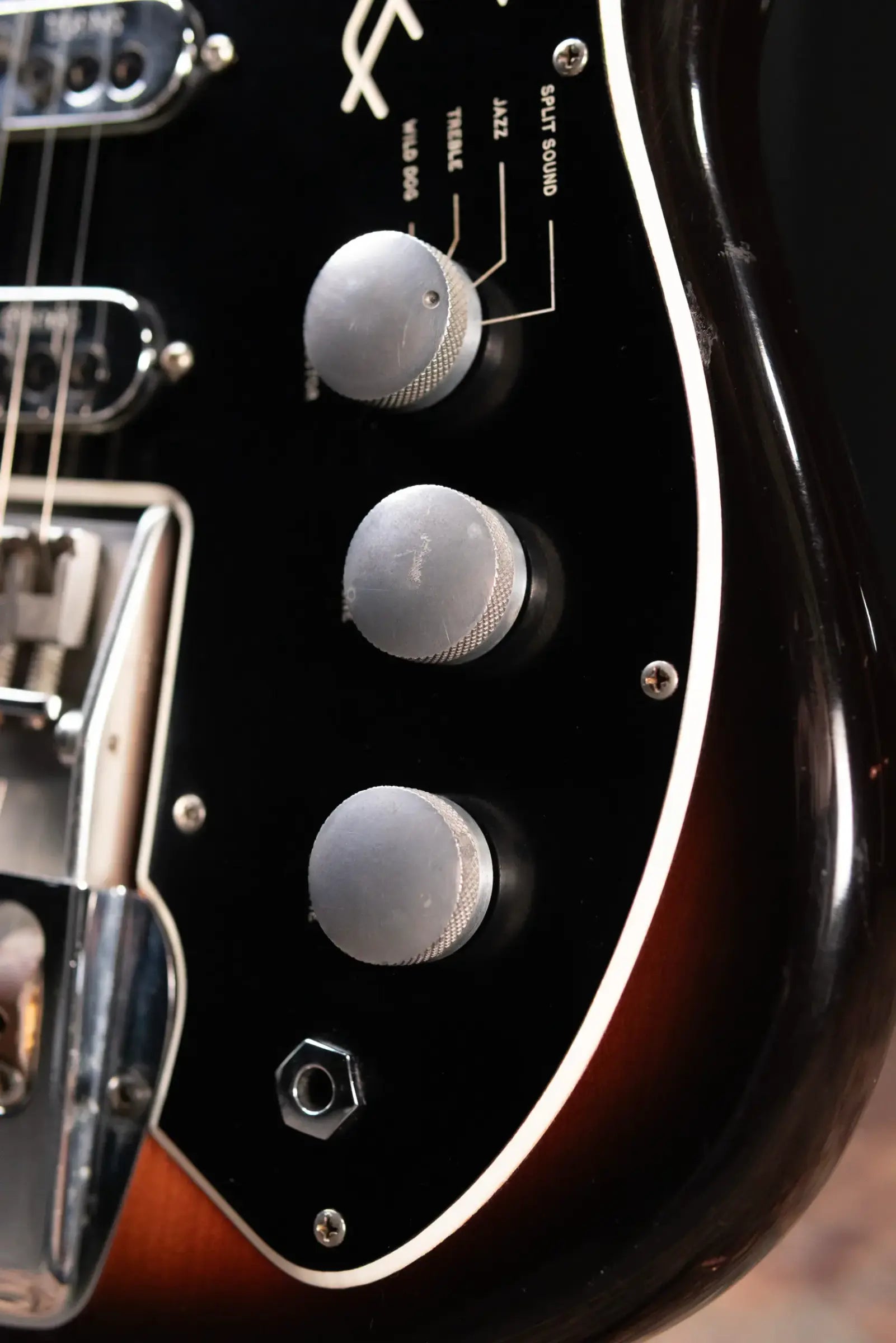 Ampeg Burns Split Sound Electric Guitar - Sunburst with Ampeg Tolex Case - Used