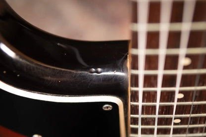 Ampeg Burns Split Sound Electric Guitar - Sunburst with Ampeg Tolex Case - Used