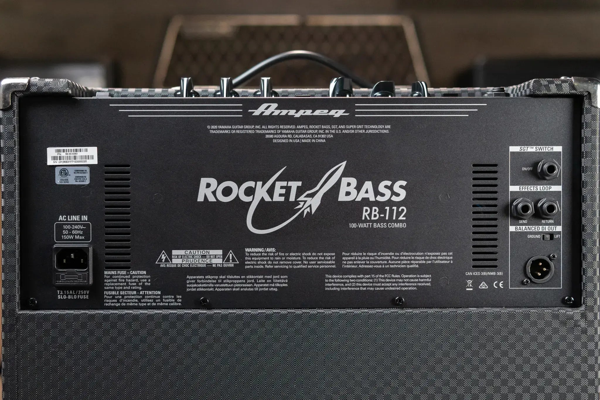 Ampeg Rocket Bass RB-112 Combo Bass Amplifier - Display Model
