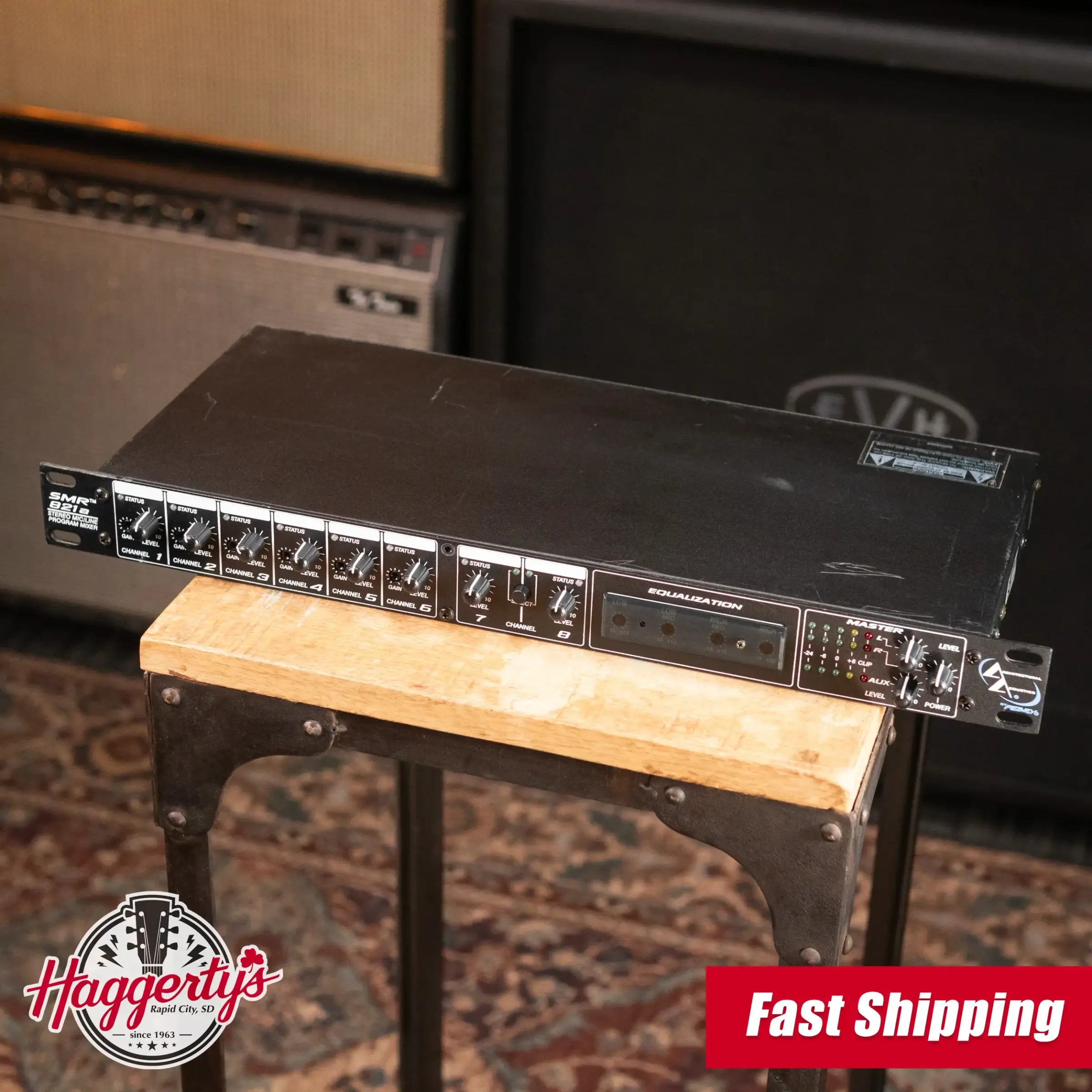 Architectural Acoustics by Peavey SMR 821a Stereo Mic/Line Program Audio Mixer - Used