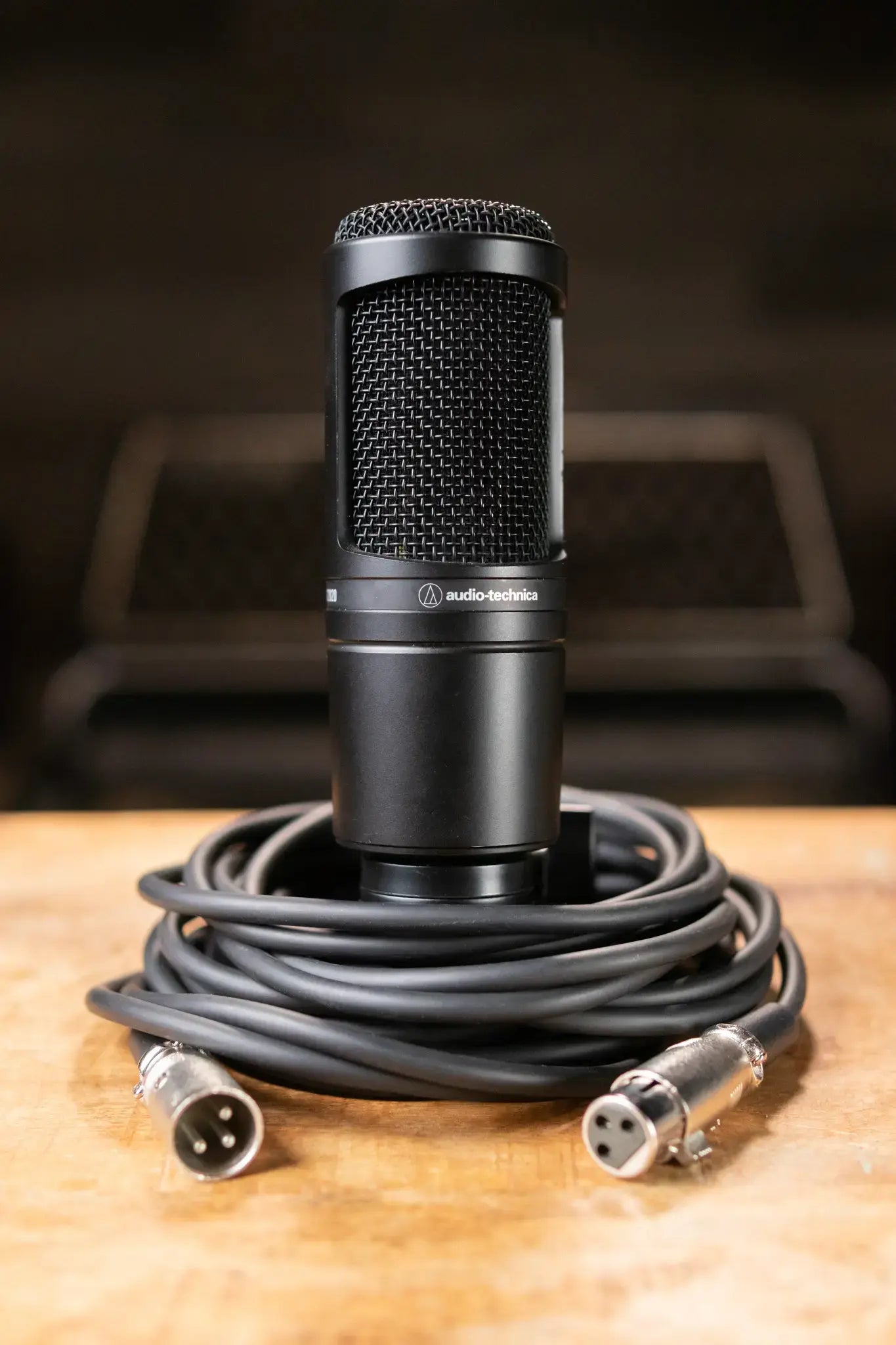 Audio-Technica AT2020 Large Diaphragm Cardioid Condenser Microphone - Used