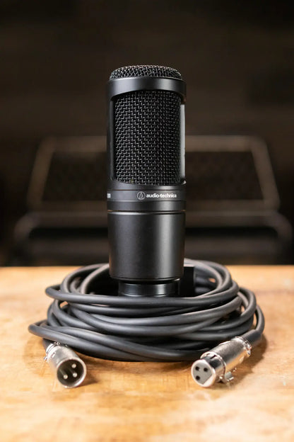 Audio-Technica AT2020 Large Diaphragm Cardioid Condenser Microphone - Used