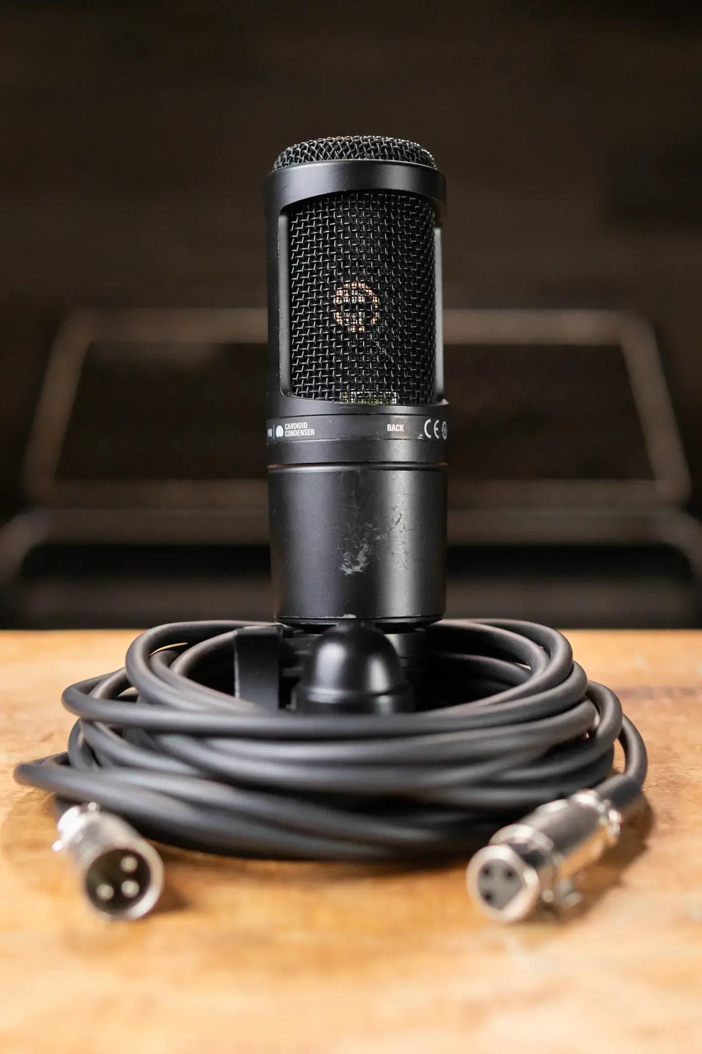 Audio-Technica AT2020 Large Diaphragm Cardioid Condenser Microphone - Used