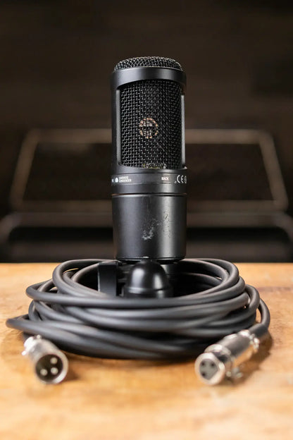 Audio-Technica AT2020 Large Diaphragm Cardioid Condenser Microphone - Used