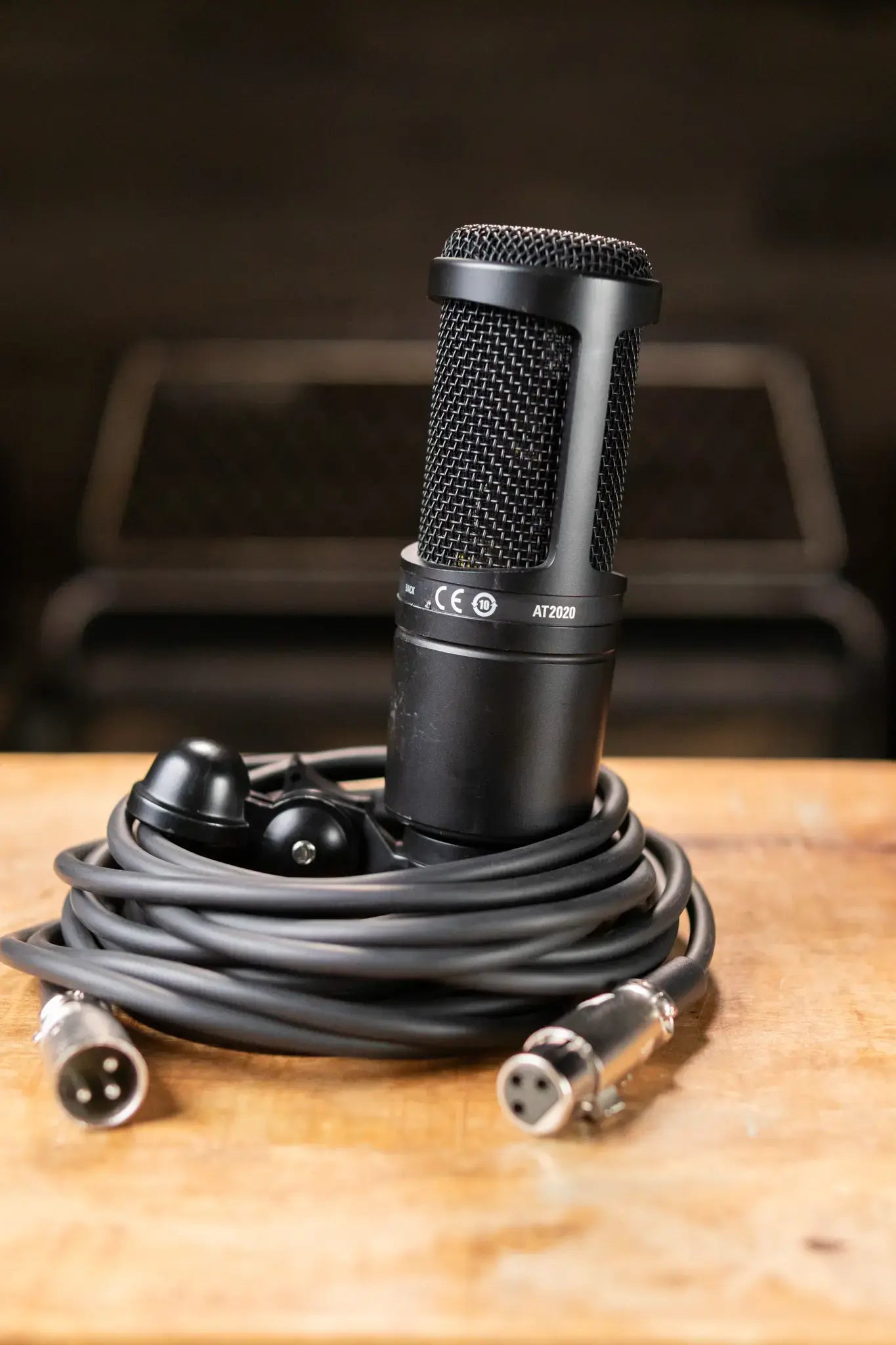 Audio-Technica AT2020 Large Diaphragm Cardioid Condenser Microphone - Used