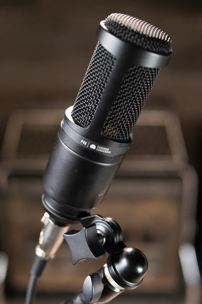 Audio-Technica AT2020 Large Diaphragm Cardioid Condenser Microphone - Used