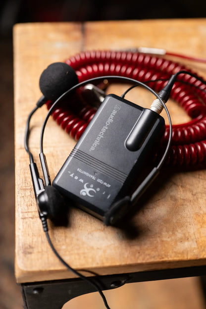 Audio-Technica ATW-R250 VHF Wireless Receiver, ATW-T201 Transmitter with Headset - Used