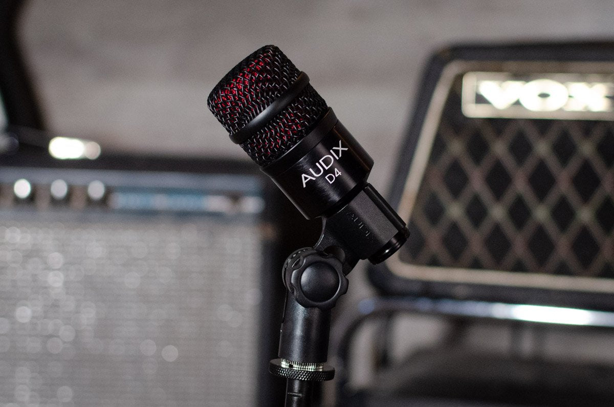 Audix D4 Hypercardioid Dynamic Instrument Microphone