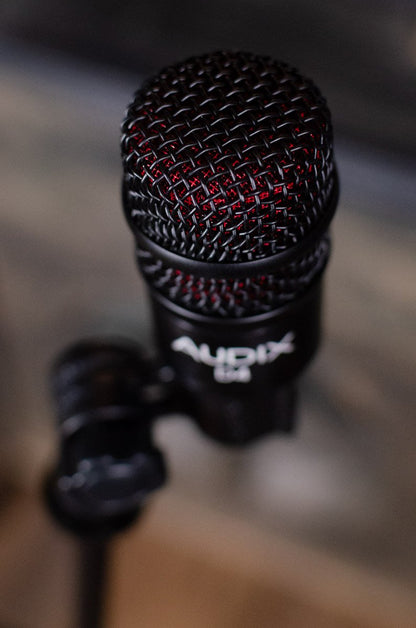 Audix D4 Hypercardioid Dynamic Instrument Microphone