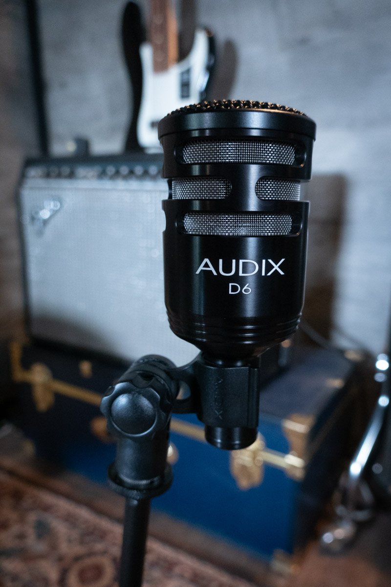 Audix D6 Cardioid Dynamic Kick Drum Microphone haggertys 2