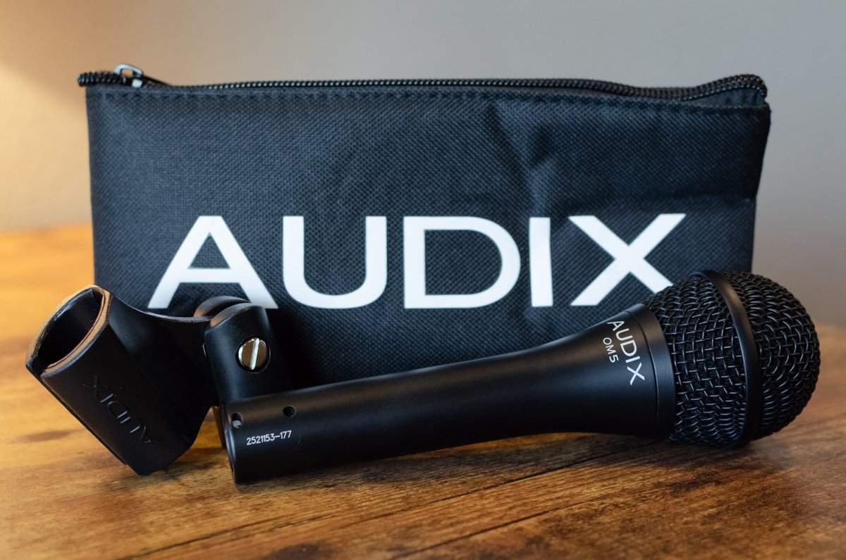 Audix OM 5 Hypercardioid Dynamic Vocal Microphone haggertys 3