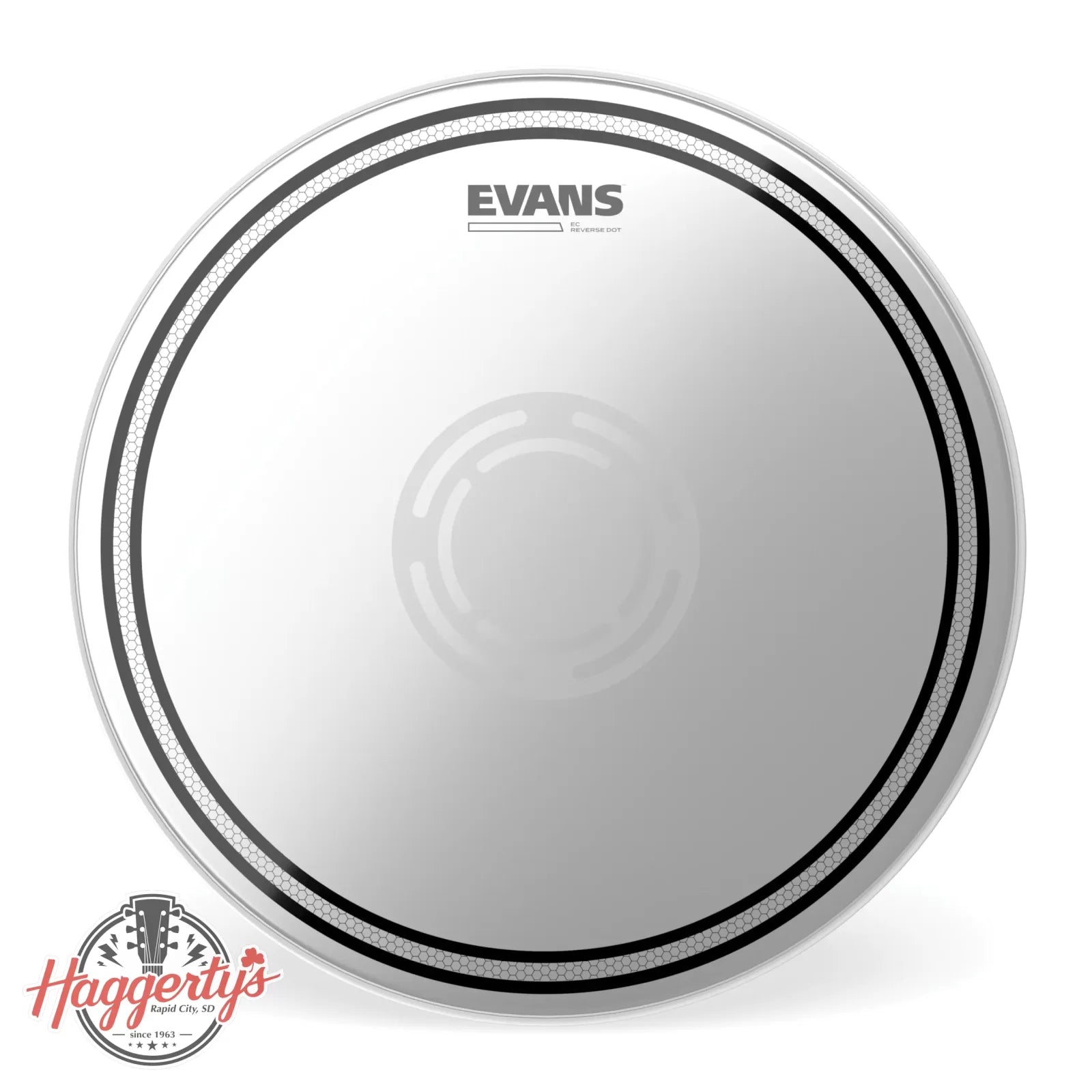 Evans EC Reverse Dot Snare Drum Head, 14 Inch