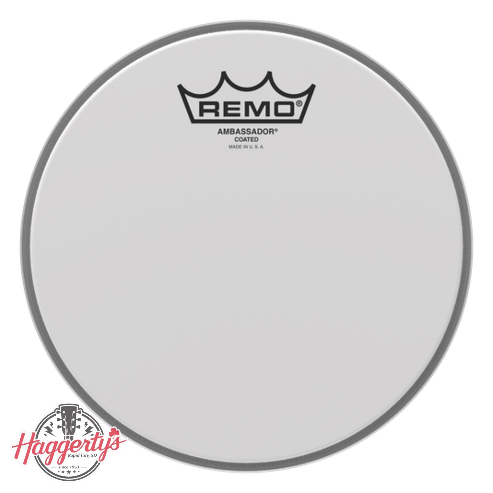 Remo Ambassador Coated 8"