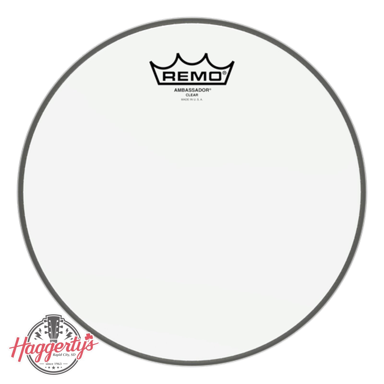 Remo Ambassador Clear 10"