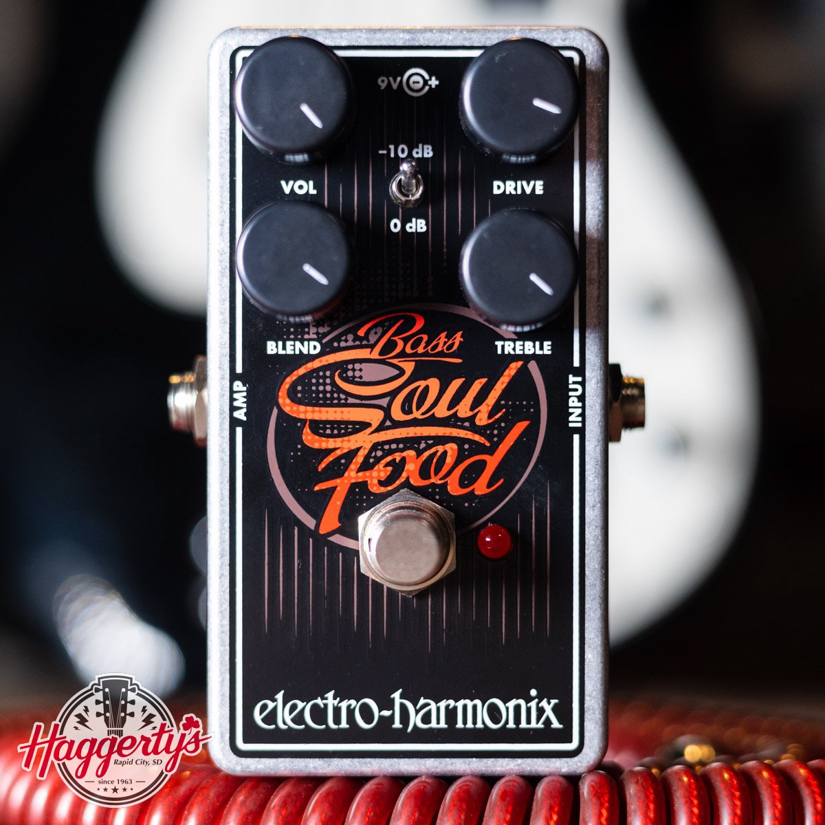 Electro-Harmonix - Bass Soul Food - Bass Overdrive Pedal - Floor
