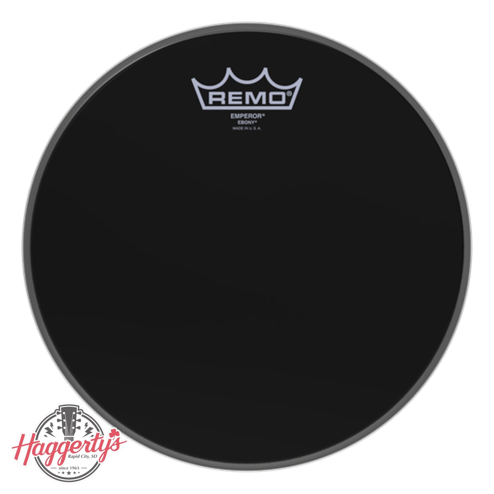 Remo Emperor Ebony 10"