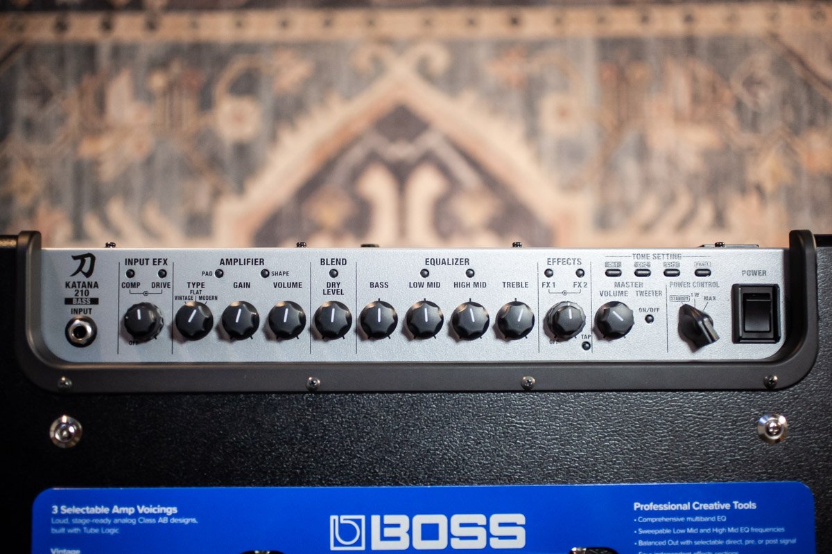 BOSS KATANA 210 BASS AMP HAGGERTYS 6