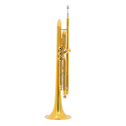 B&S Personality Benny Brown Trumpet - Gold Lacquer with Case