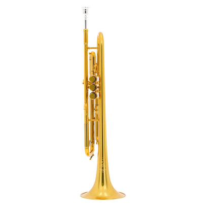 B&S Personality Benny Brown Trumpet - Gold Lacquer with Case
