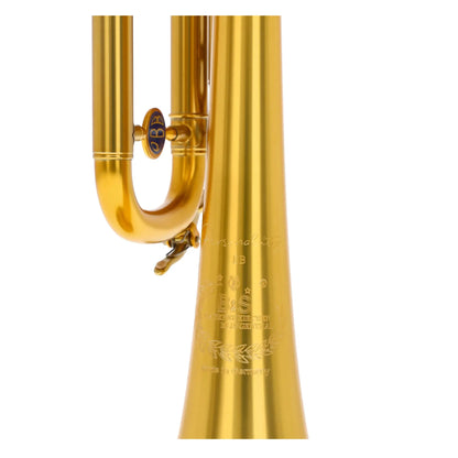 B&S Personality Benny Brown Trumpet - Gold Lacquer with Case