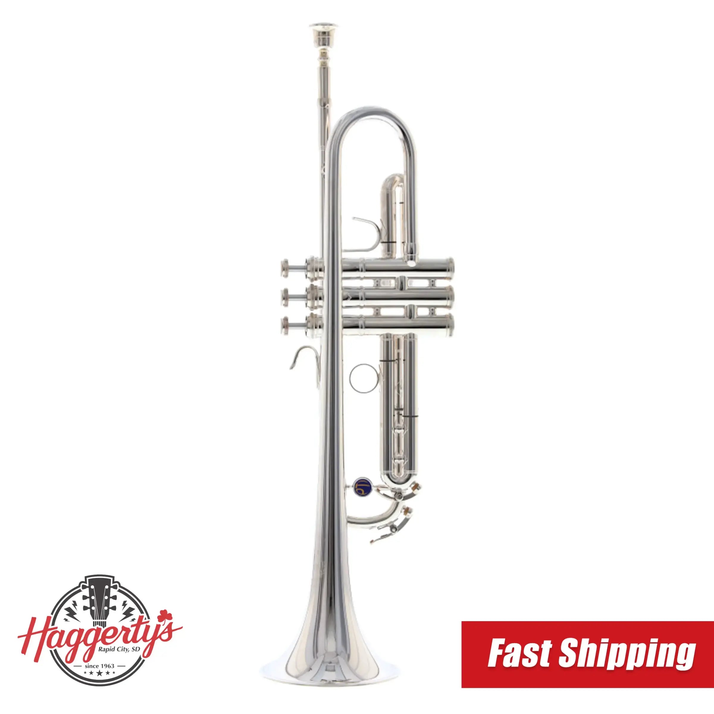 B&S Personality Thomas Inderka Trumpet - Silver Plated with Softshell Case