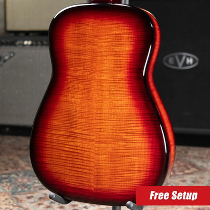 Beard Custom Josh Swift Signature Acoustic/Electric Resonator - Phoenix Tri-Color Sunburst with Hardshell Case